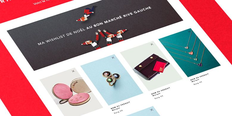 SITE INTERNET pour LE BON MARCHÉ