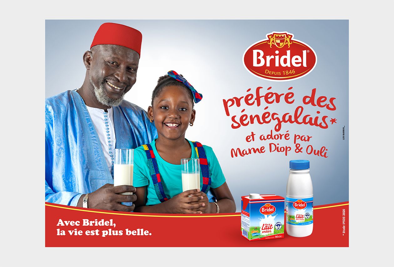 BRIDEL, LAIT Préféré des senegalais
