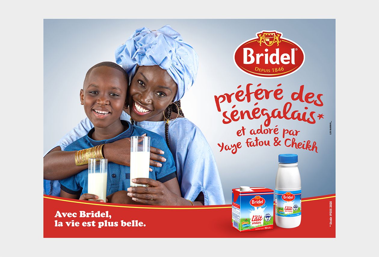 BRIDEL, LAIT Préféré des senegalais