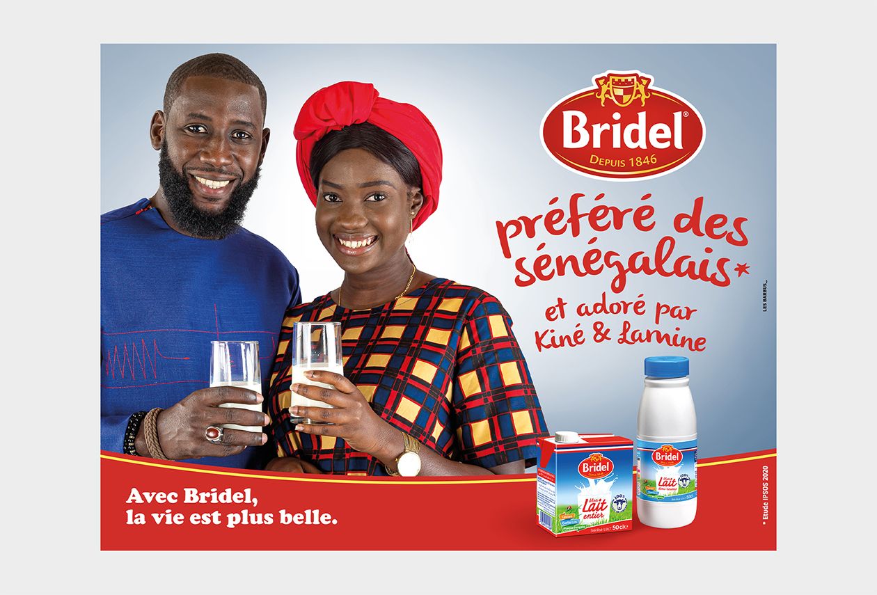 BRIDEL, LAIT Préféré des senegalais