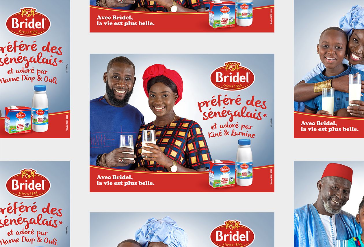 BRIDEL, LAIT Préféré des senegalais